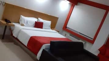 Desk, rollaway beds, free WiFi