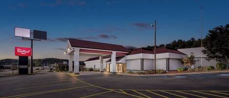 Front of property – evening/night