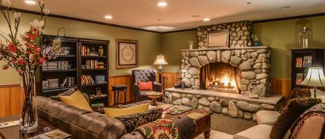 Sala de estar en el lobby