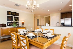 Family Condo, 3 Bedrooms, Golf View, Garden Area | In-room dining - RVH 052 Relax in Centre Court (Kissimmee)