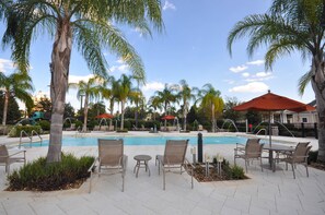 Family Condo, 3 Bedrooms, Golf View, Garden Area | Outdoor pool - RVH 177 Centre Court Chic (Kissimmee)