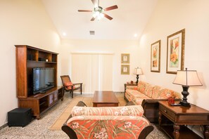 Condo, 2 Bedrooms, Terrace, Garden View | Living area - Lawson Rock Yellowfish 210 (Roatan)