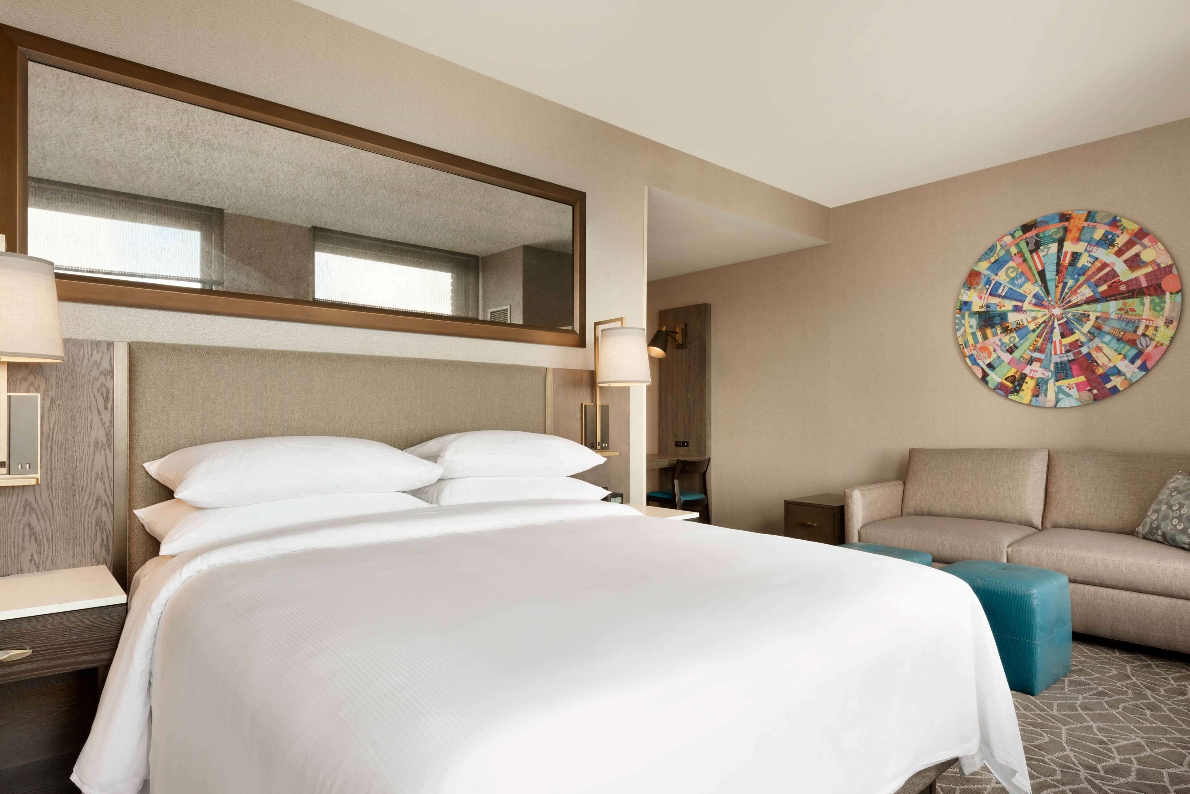 Premium bedding, pillowtop beds, in-room safe, desk