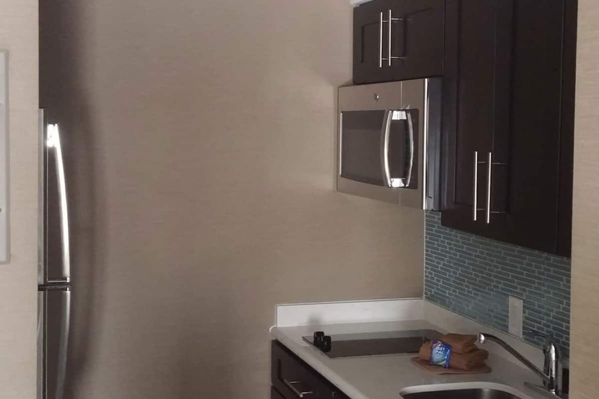Private kitchen | Full-sized fridge, microwave, stovetop, dishwasher