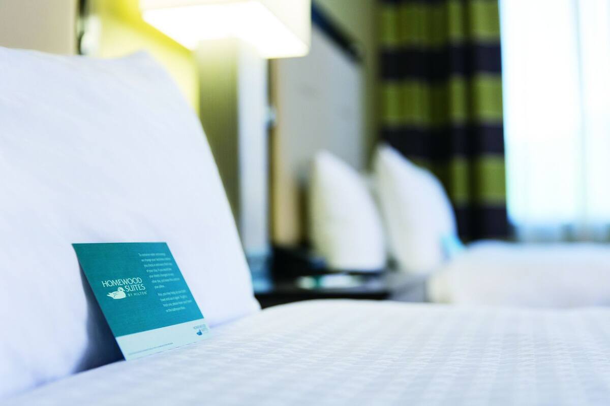 Premium bedding, down duvets, in-room safe, desk