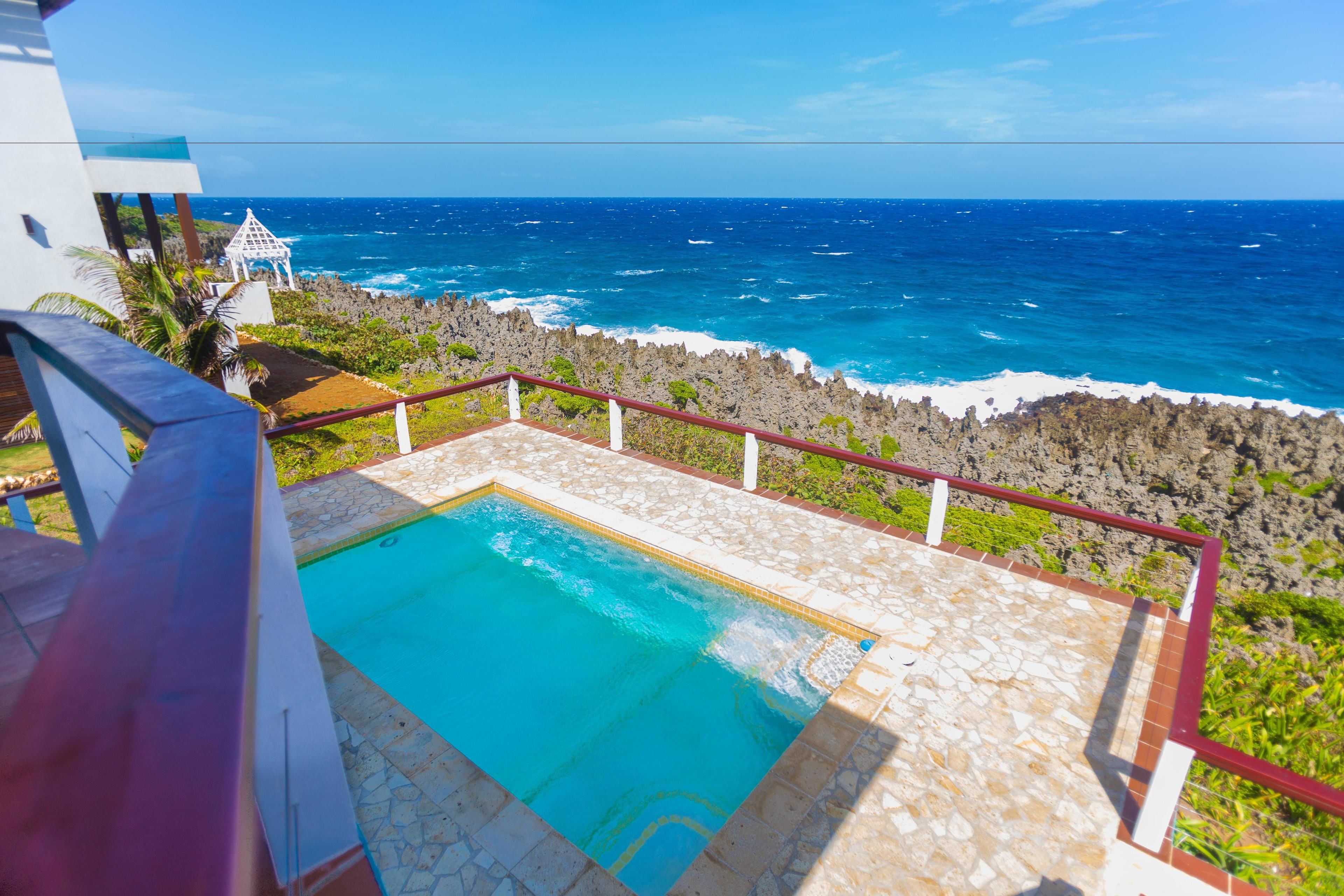 Vila, 3 quartos, terraço, vista para o oceano | Piscina externa