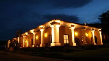 Front of property - evening/night