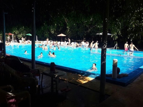 Indoor pool, outdoor pool