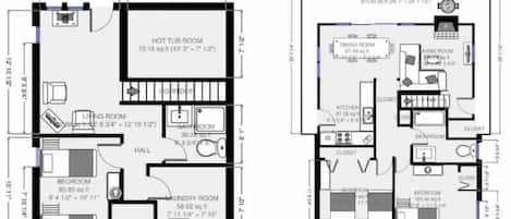 House, Multiple Beds, Mountain View (Sweet Life) | Floor plan