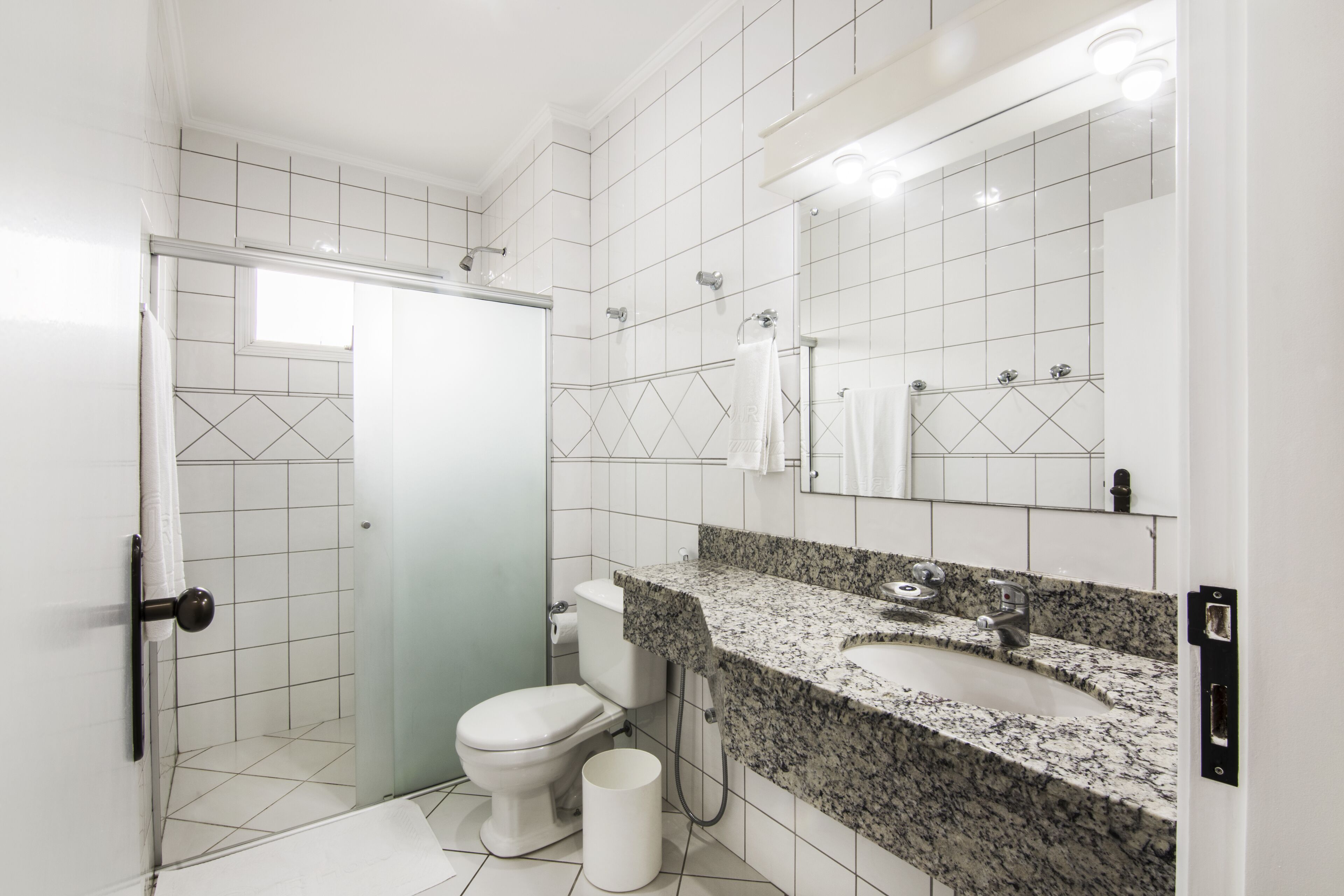 luxury suite, 1 king bed | bathroom | shower, free toiletries, hair dryer, towels