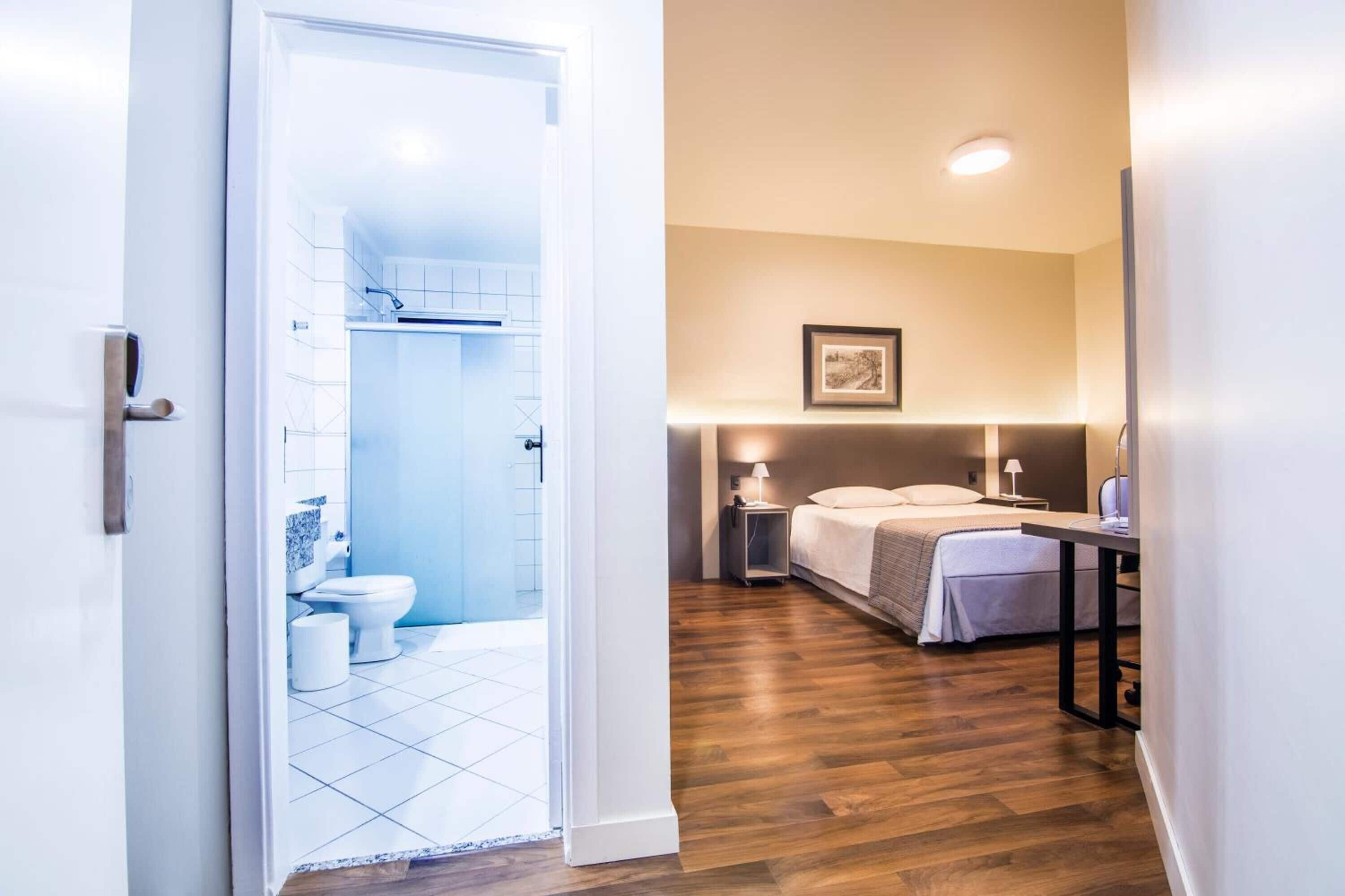 Minibar, desk, blackout drapes, free WiFi