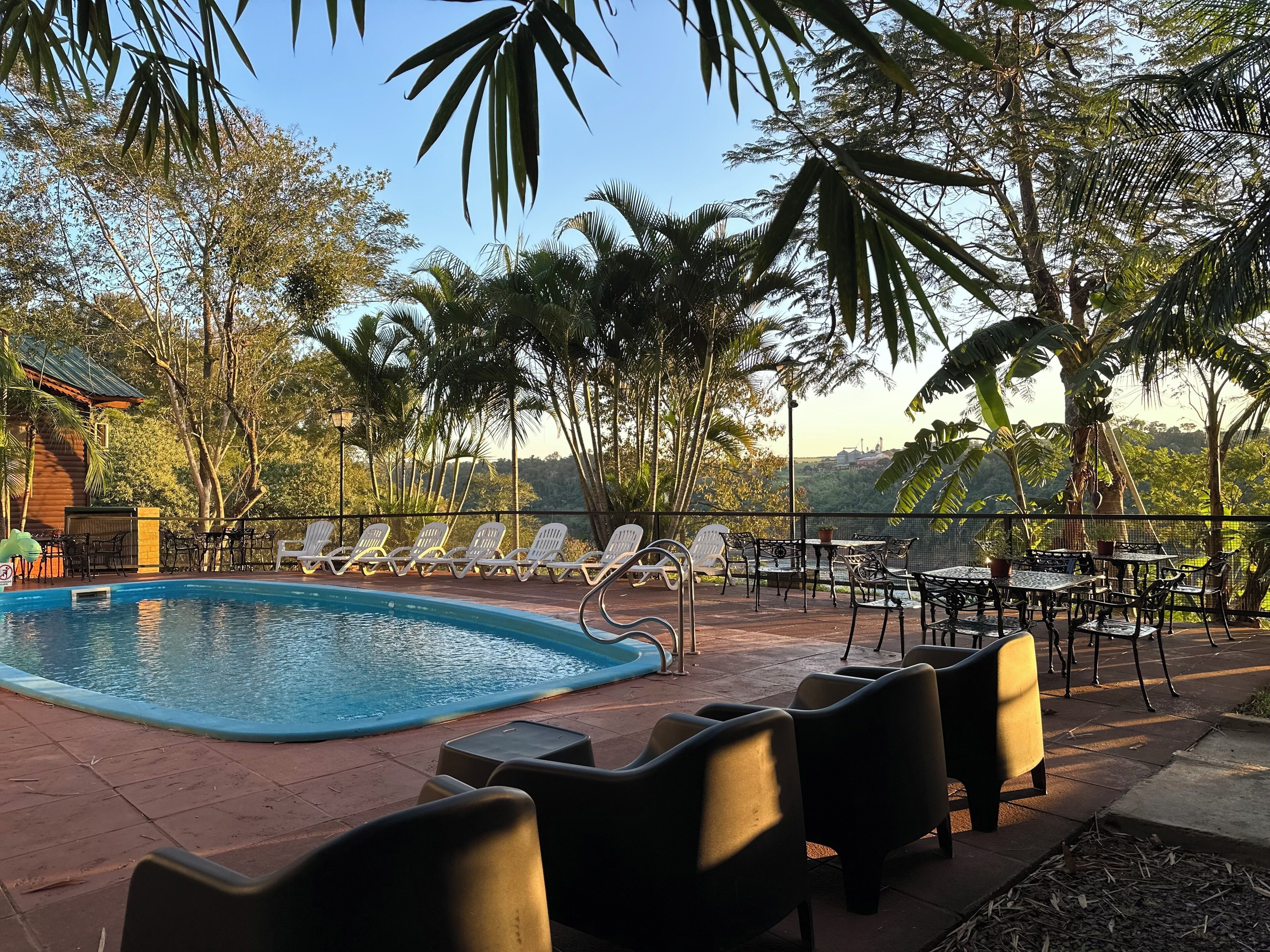 Outdoor pool, open 9:00 AM to 8:00 PM, sun loungers