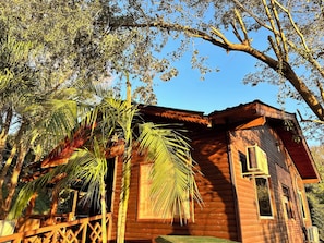 Standard Cabin, 2 Bedrooms, Hot Tub, River View (Grapia) | 2 bedrooms, free WiFi, bed sheets