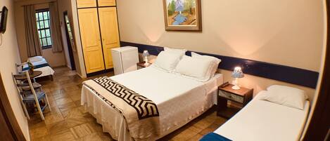 Free WiFi, bed sheets