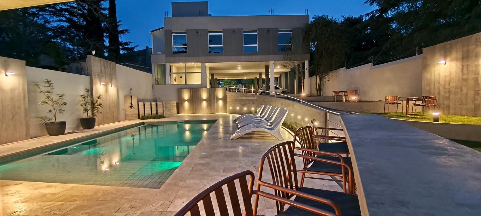 Seasonal outdoor pool