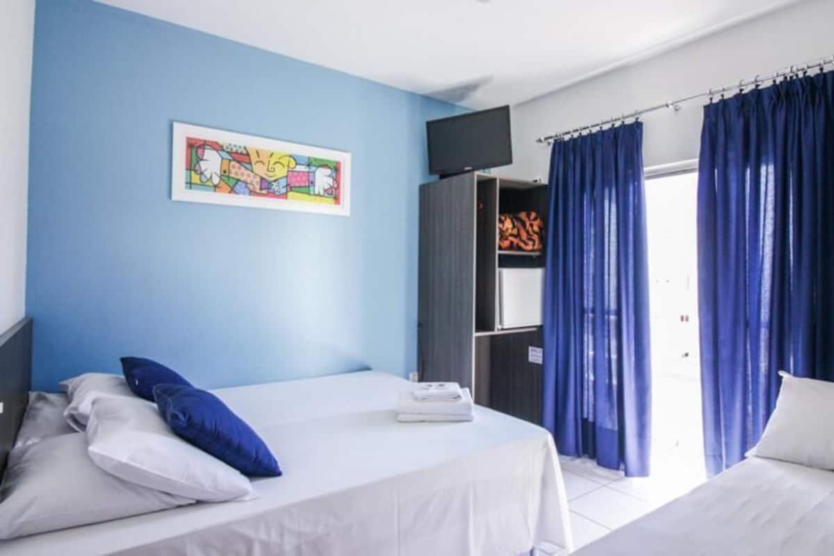 Minibar, blackout curtains, iron/ironing board, free WiFi