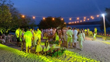 Private beach nearby