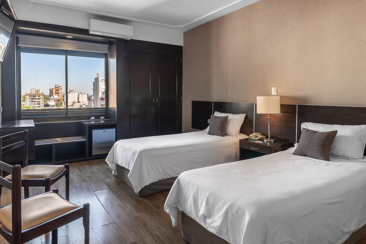 In-room safe, blackout curtains, soundproofing, free cots/infant beds