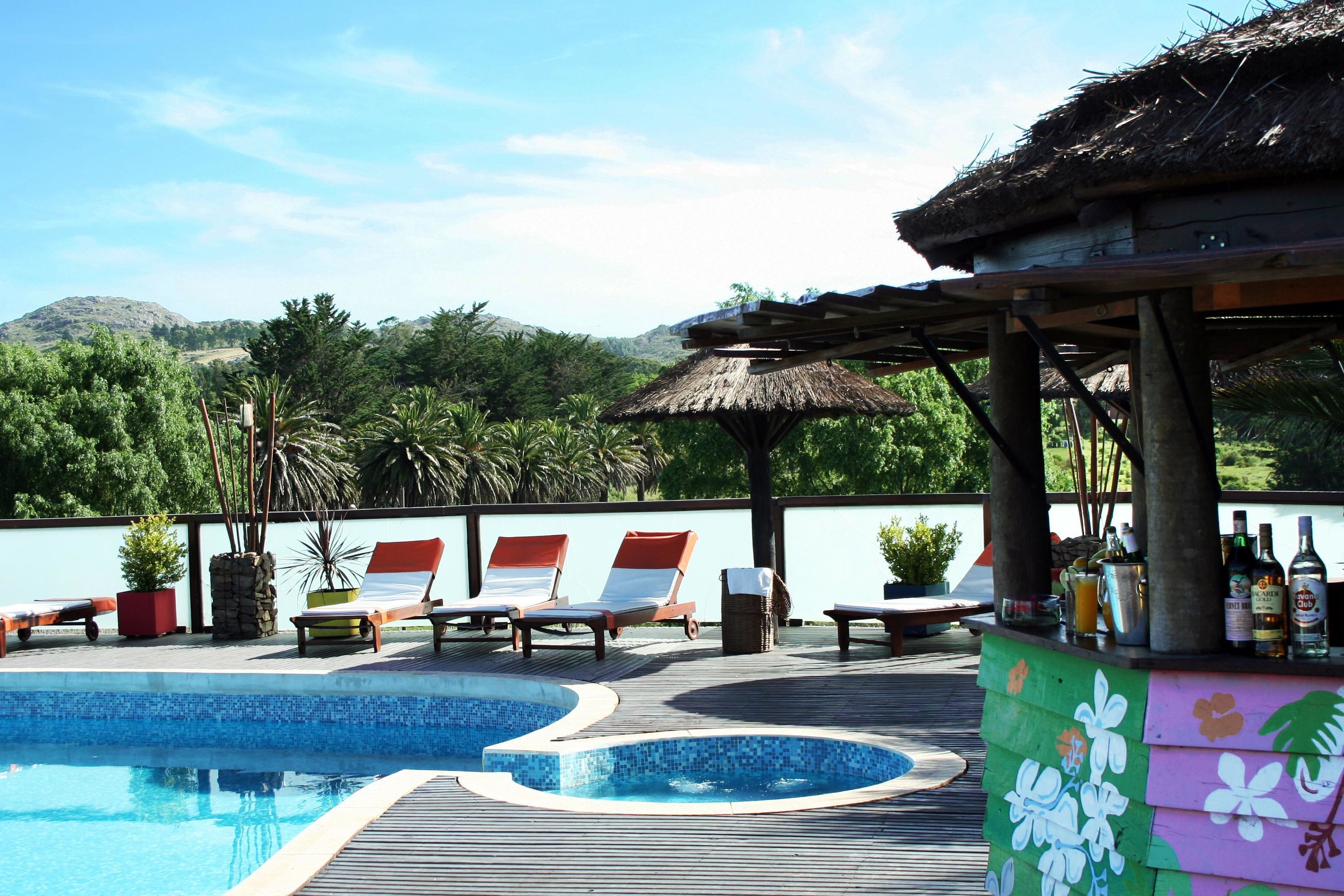 Indoor pool, seasonal outdoor pool