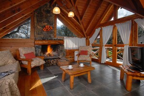Living room - Cabañas La Estancia (Villa La Angostura)