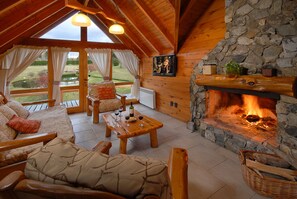 Living room - Cabañas La Estancia (Villa La Angostura)