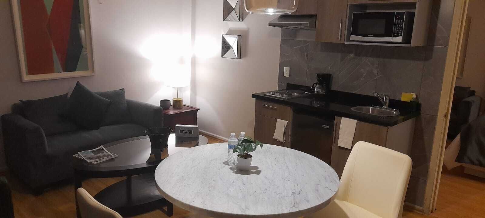 basic apartment | private kitchen | coffee/tea maker