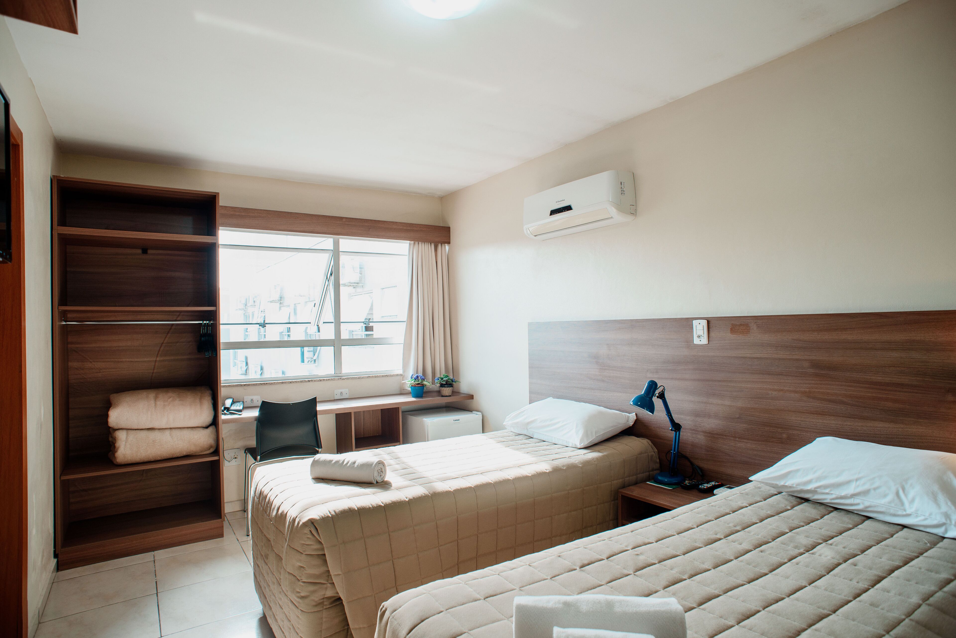 twin room, 2 single beds | 1 bedroom, minibar, desk, laptop workspace