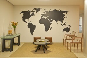 Zona de estar del vestíbulo