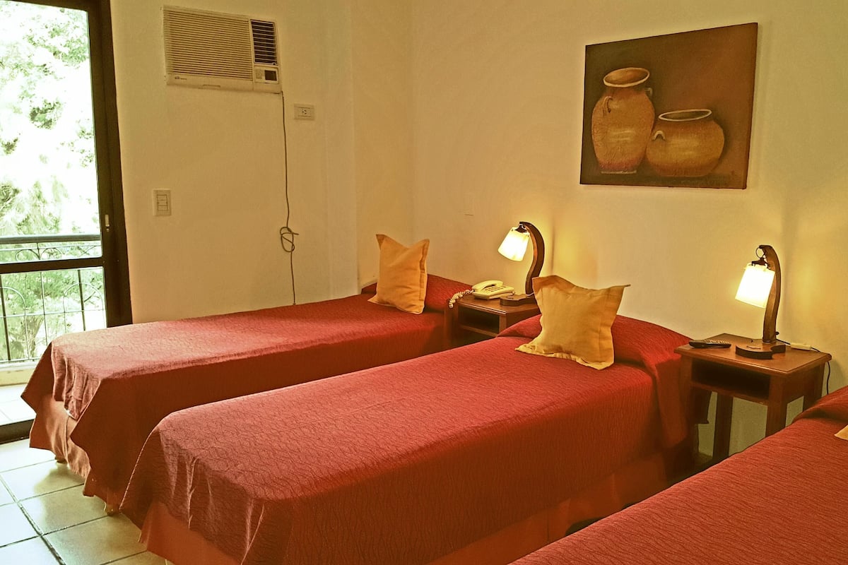 Desk, iron/ironing board (on request), cribs (free), WiFi (free)