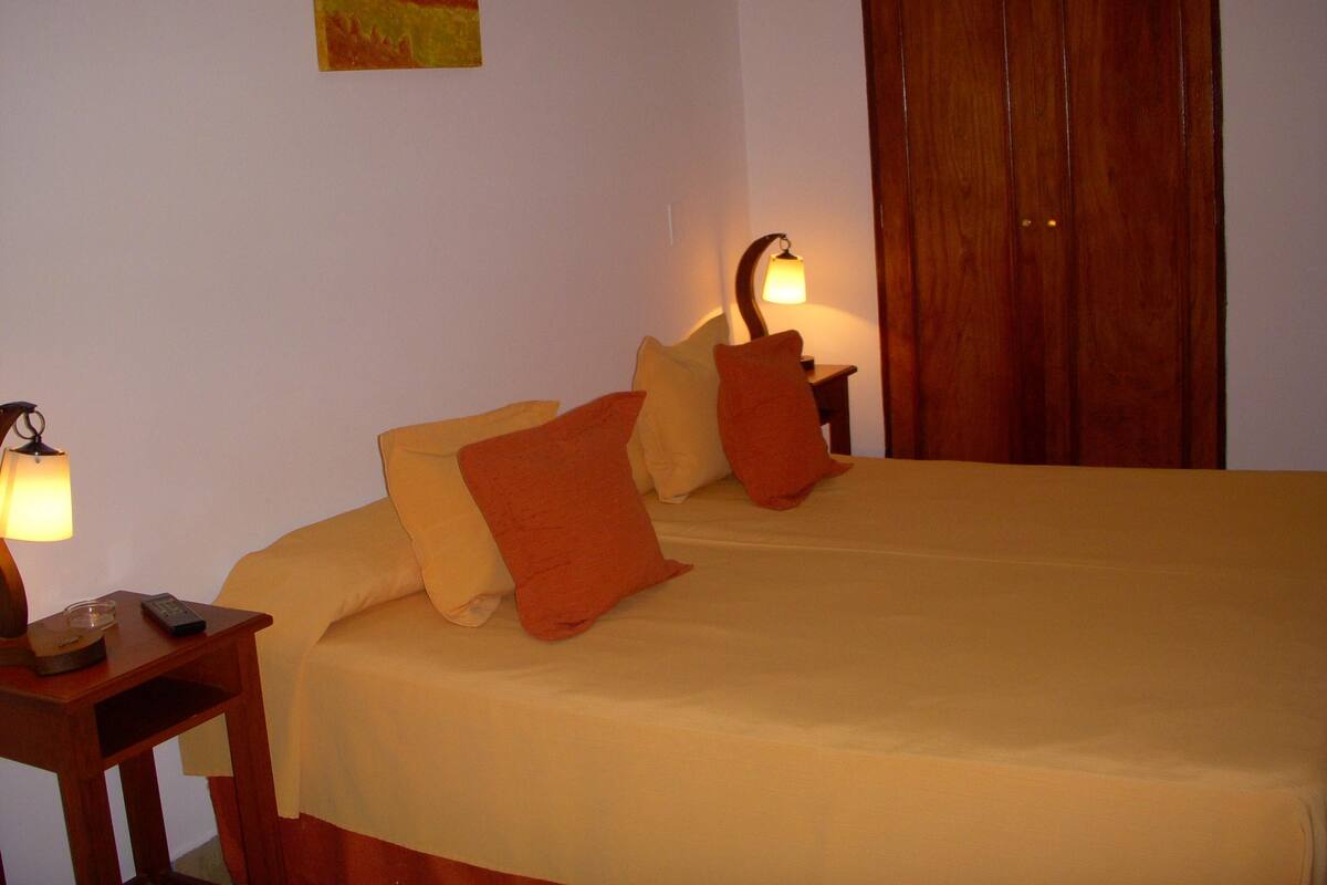 Desk, iron/ironing board (on request), cribs (free), WiFi (free)