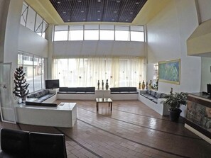 Sittområde i lobbyn