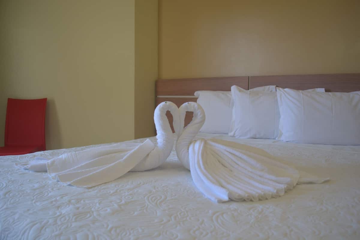Minibar, in-room safe, blackout curtains, free cots/infant beds
