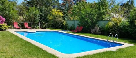 Seasonal outdoor pool