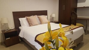 Quarto casal | Roupas de cama premium, Wi-Fi de cortesia