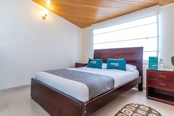 Dubbelrum | Allergitestade sängkläder, skrivbord, gratis wi-fi och sängkläder