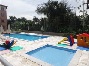 Outdoor pool - Ajuricaba Suites - Novo Aleixo (Manaus)