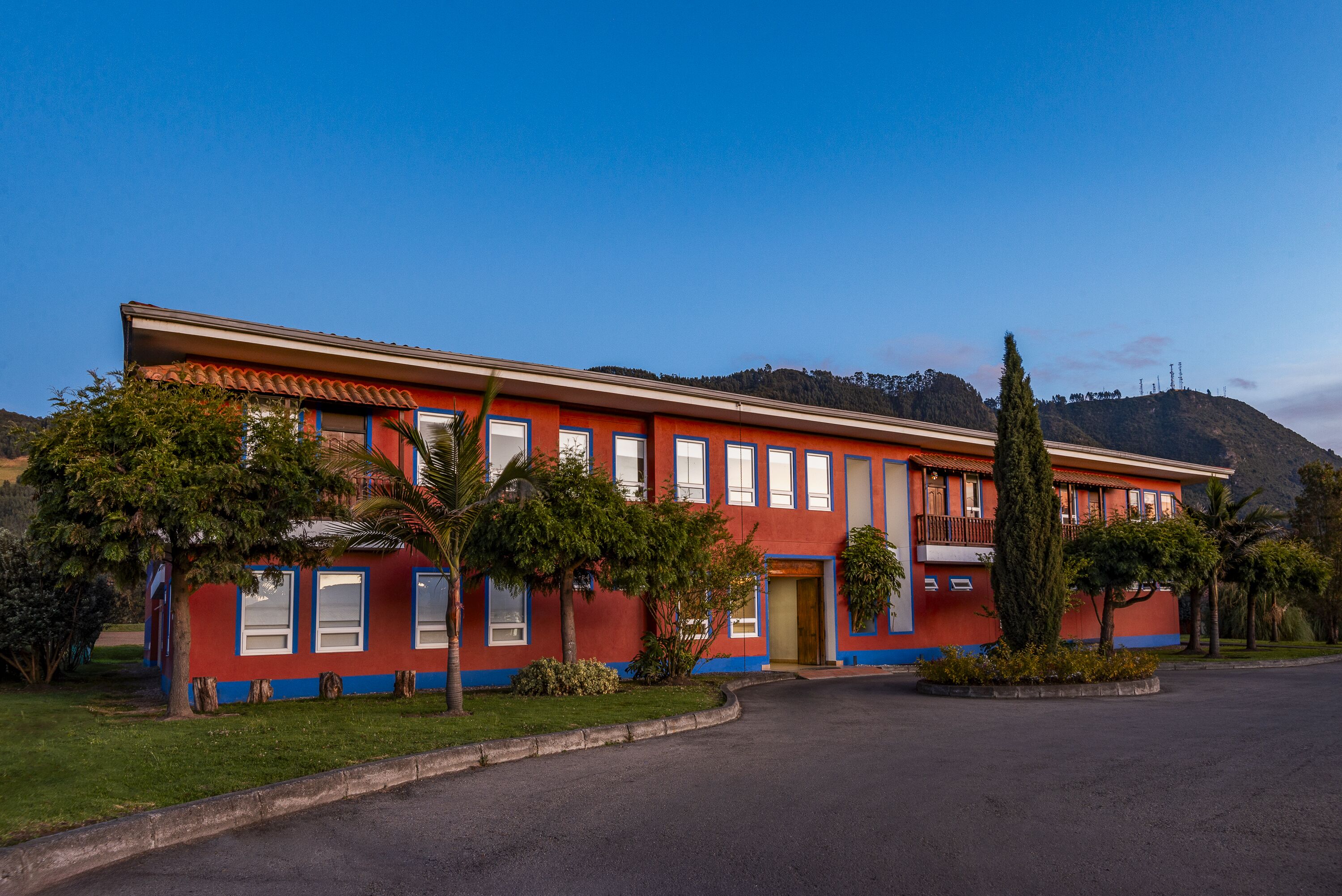 Front of property - evening/night