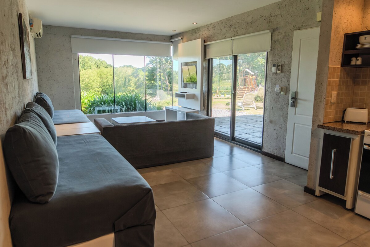 Standard Apartment, Patio, Garden View | In-room safe, iron/ironing board (on request), WiFi (free)