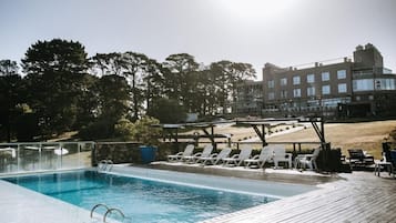 2 indoor pools, seasonal outdoor pool