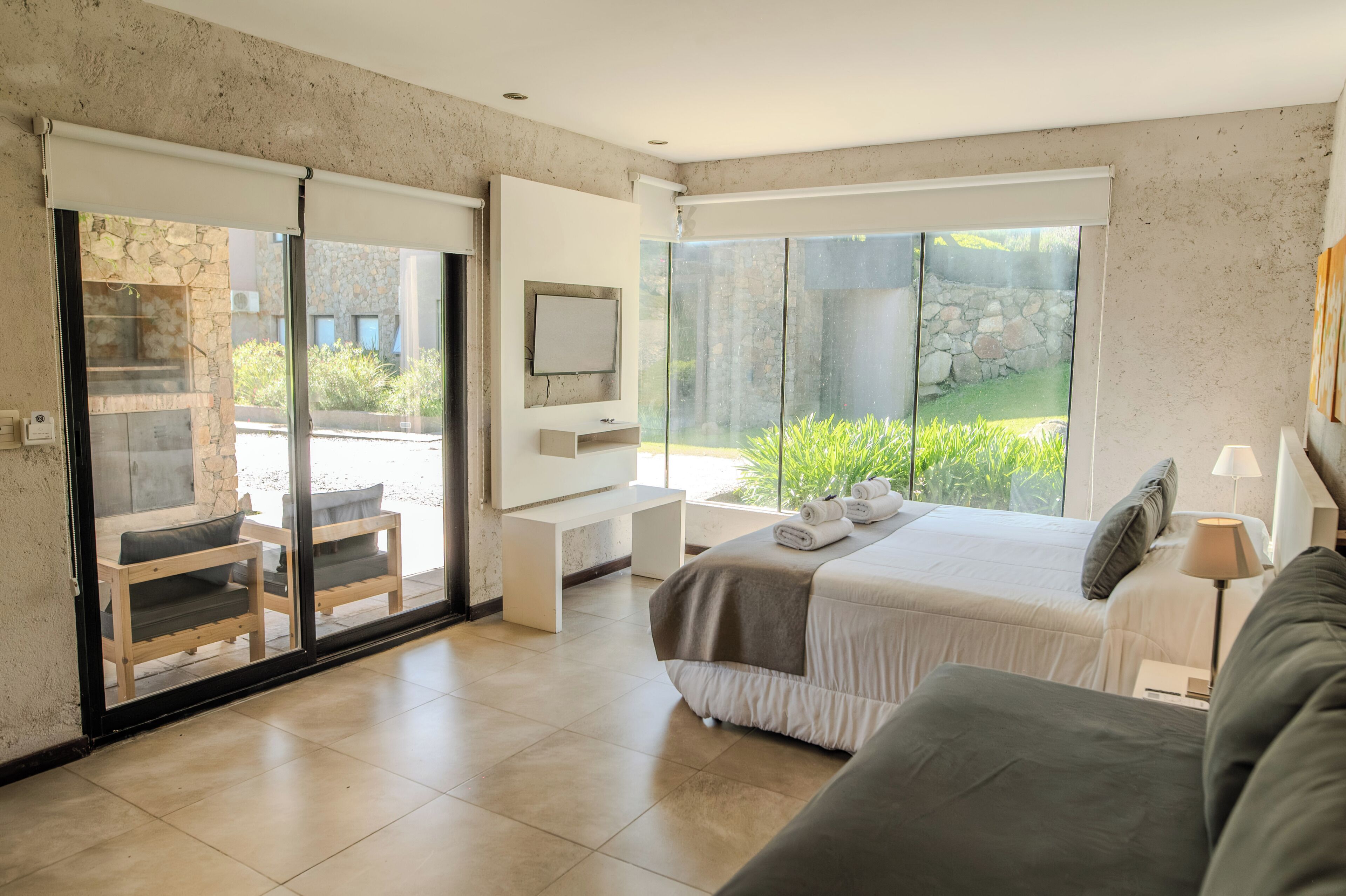 Apartment, Patio, Garden View | In-room safe, iron/ironing board (on request), WiFi (free)