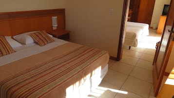 Triple Room, Multiple Beds, Non Smoking, City View | Blackout drapes, iron/ironing board, free WiFi, bed sheets
