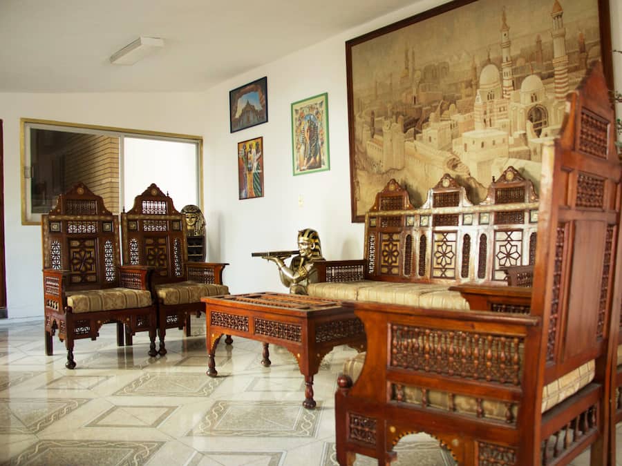 Sitteområde i lobbyen