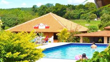 Indoor pool, outdoor pool