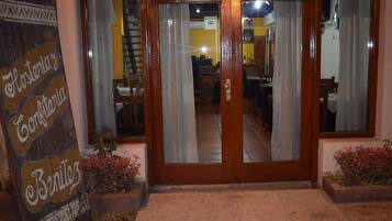 Front of property – evening/night