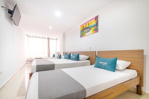 Wifi gratis y ropa de cama