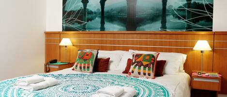 Standard Double Room | Down duvets, in-room safe, desk, laptop workspace