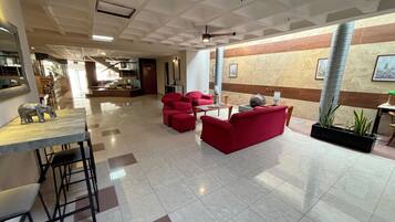 Sitteområde i lobbyen