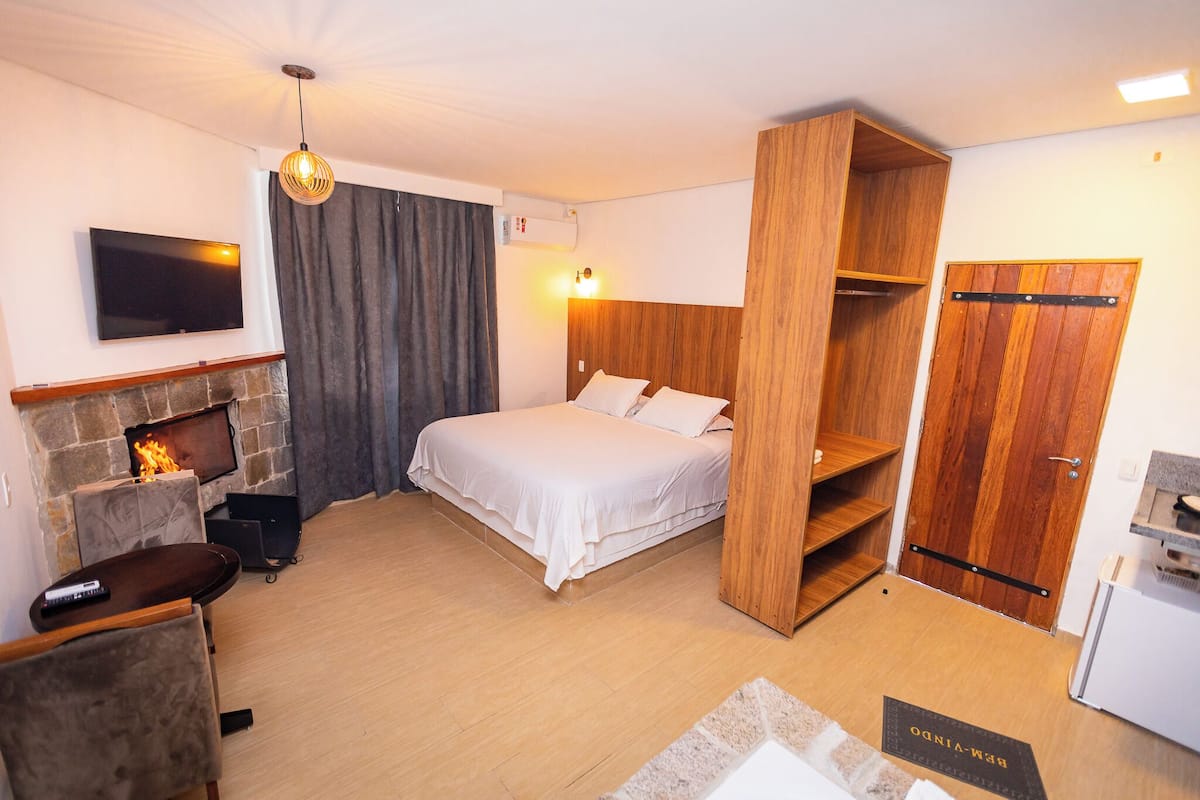 Studio Premium, bain Ă remous, vue jardin