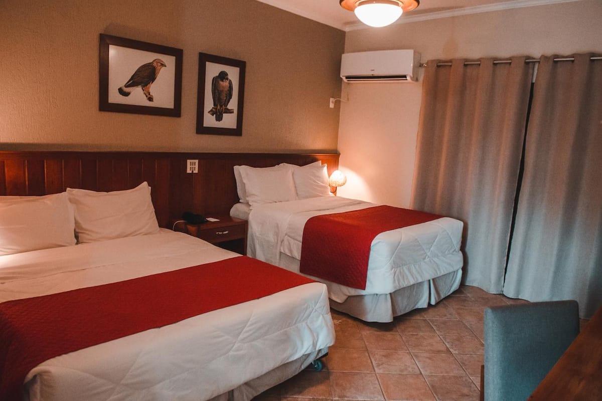 double or twin room, 2 double beds | 1 bedroom, minibar, in-room safe, desk