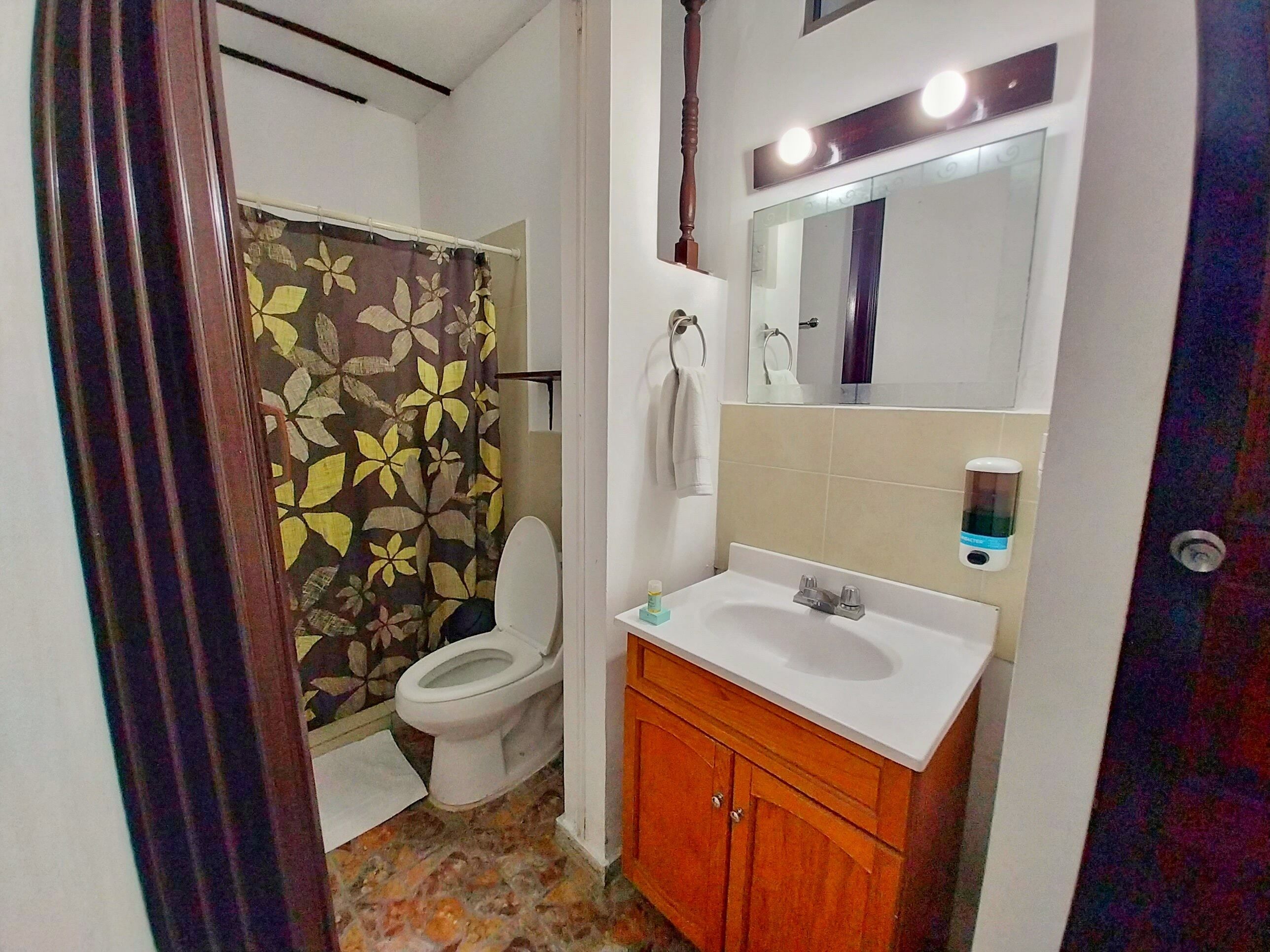 standard room, 1 double bed | bathroom | shower, free toiletries, towels